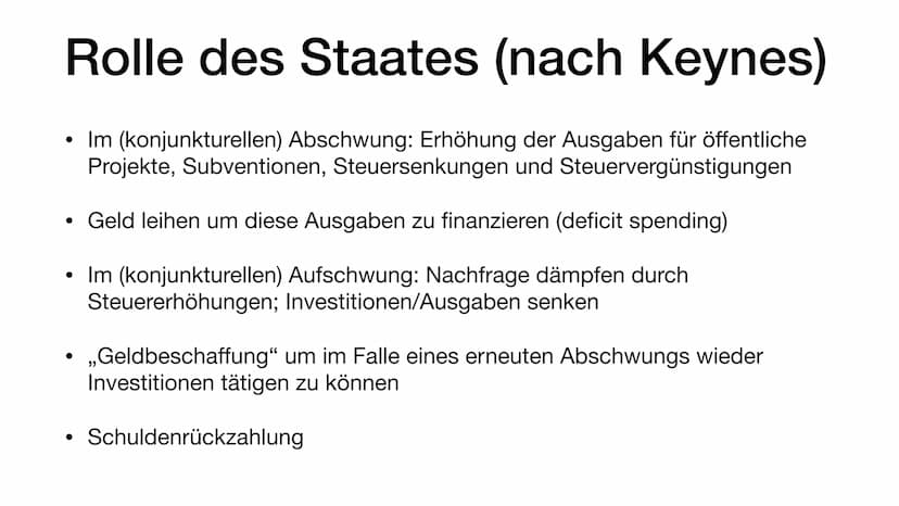Wirtschaftspolitische Konzeptionen
Diese Präsentation soll eine Einführung in grundlegende Theorien der Volkswirtschaftslehre geben
und Schü