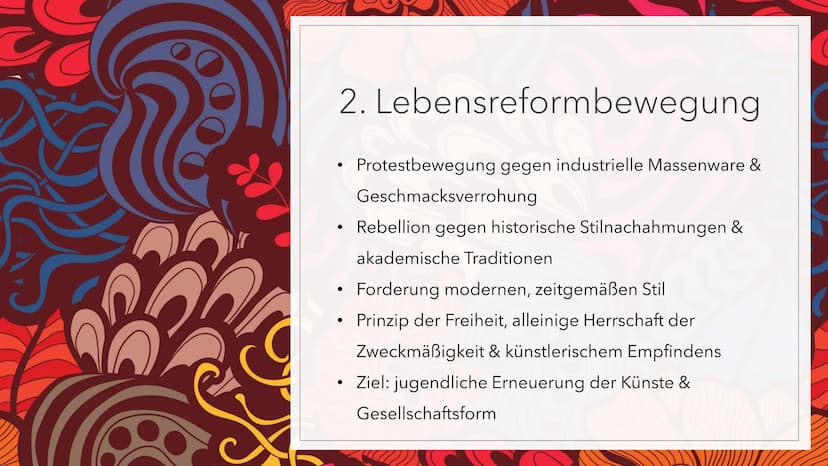 ತ
JUGENDSTIL
ಅ
Refifte F
Gliederung
1. Entstehung
2. Lebensreformbewegung
3. Allgemeine Merkmale
4. Architektur
5. Skulptur
6. Quellen JUGEN