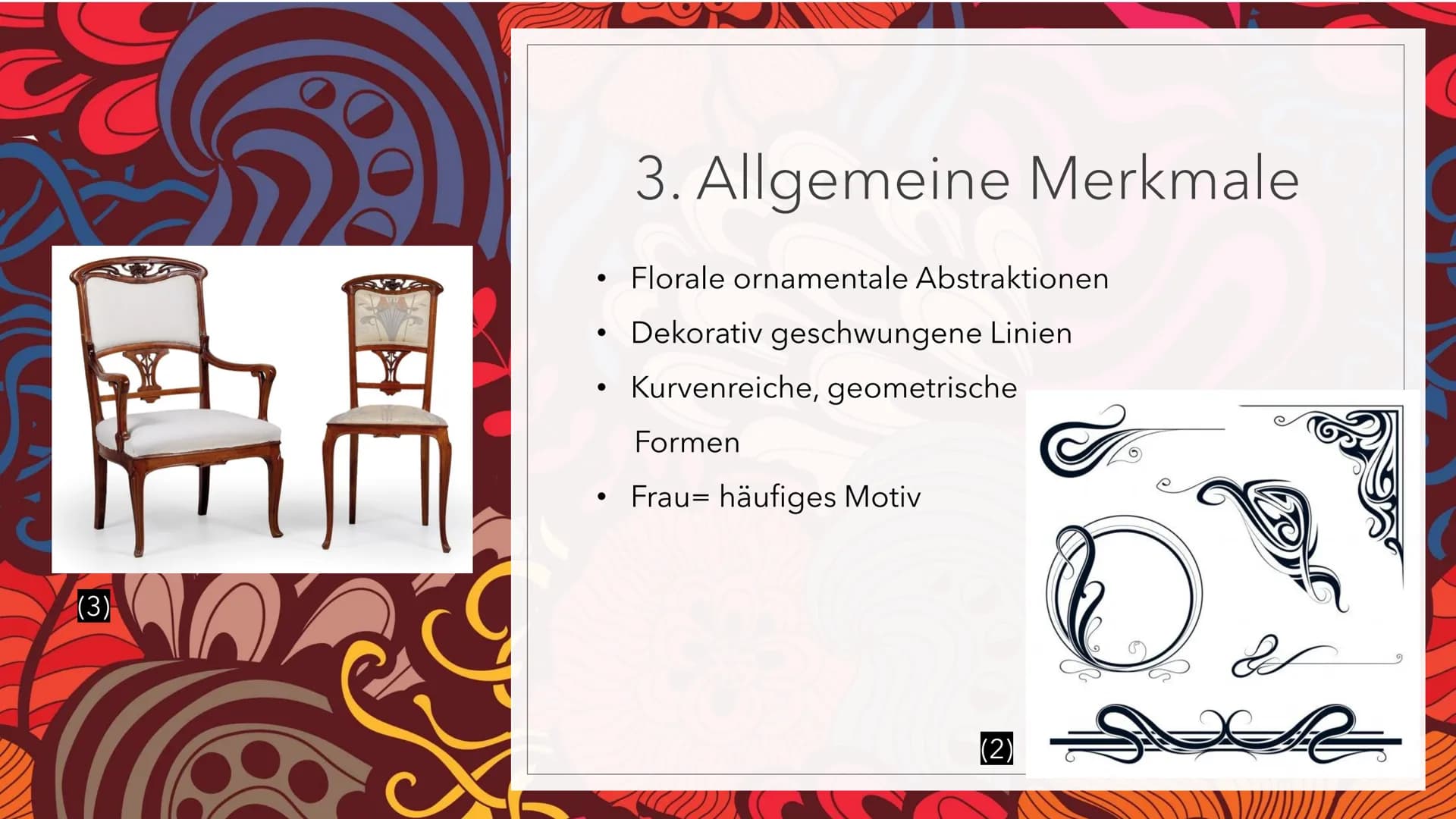 ತ
JUGENDSTIL
ಅ
Refifte F
Gliederung
1. Entstehung
2. Lebensreformbewegung
3. Allgemeine Merkmale
4. Architektur
5. Skulptur
6. Quellen JUGEN