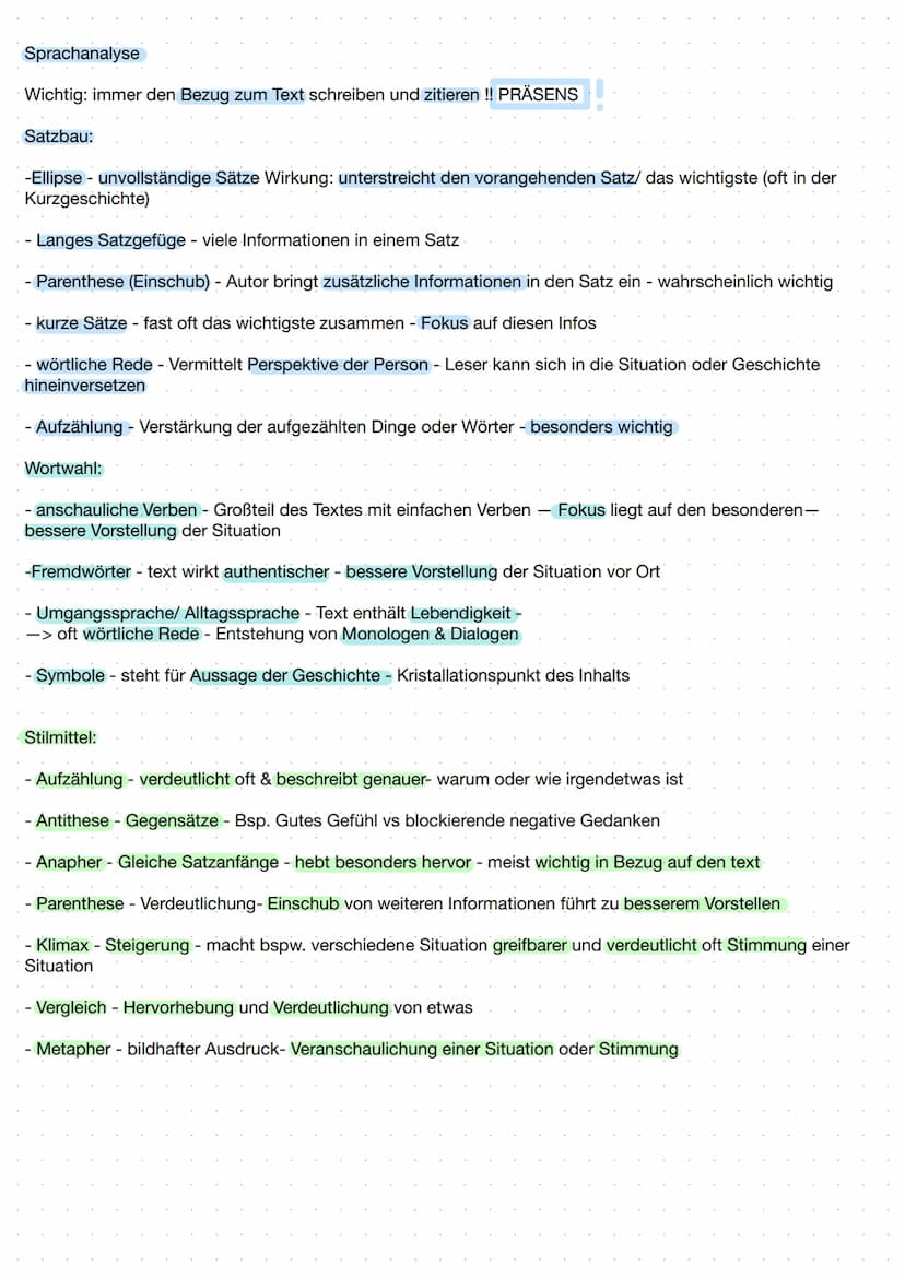 Textsortenmerkmale Reportage:
Zoomtechnik:
-Führen des Lesers zur Sittuation Leser kommt am Ort an
Autorin führt Leser ins Thema ein
Wechsel