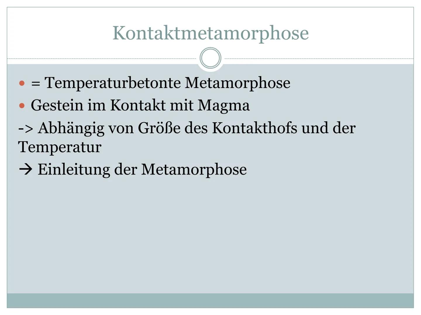 Allgemein:
●
●
●
Regionalmetamorphose:
●
Erdkunde
Metamorphe Gesteine
Handout
Metamorphose = Umwandlung
Metamorphose bei Gesteinsbildung = Ä