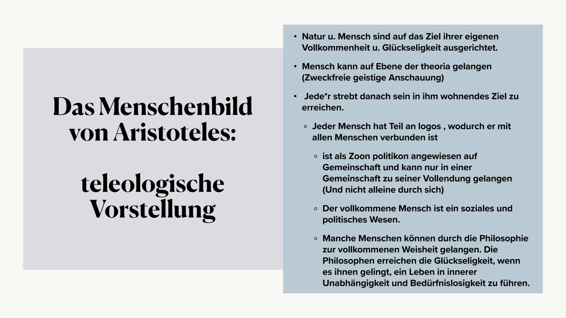 Aristoteles
von Katharina Müller, Philo GK Q1 bei Frau Spuhl ●
Aristoteles Leben
• Was er gemacht hat
Das Menschenbild
• Ergon Argument
Grun