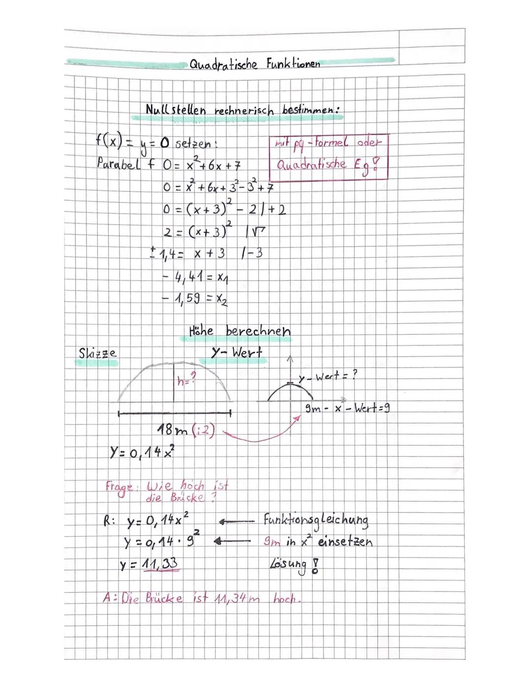 Quadratische funktionen.
A
3+
$f(x) = x^2$ = Normalparabel
2-
1-
2
-1-
-2-
MERKE: Parabel der funktionen
Am Faktor erkennt man, wie die
Para
