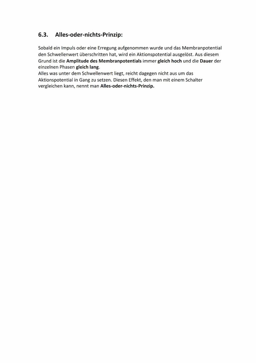 Biologie Lernzettel: Neurobiologie
Inhaltsverzeichnis
1. Aufbau Neuron.....
2. Axon Membran........
3. Elektrisches und chemisches Potential