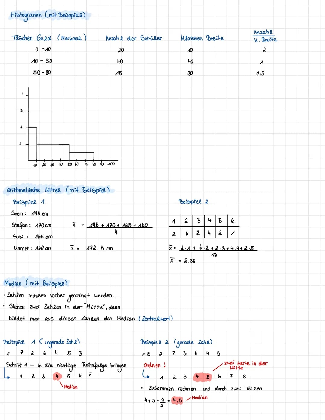 Mathe Keavour N
Statistische Grundbegriffe
n = Stichproben umfang
Merkmalsträger z.B (Personen oder Autos)
Merkmal z. B ( Körpergröße o. gef