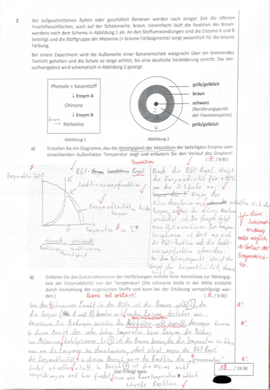 1
Entri
1. Stegreifaufgabe aus der Biologie
Beantworten Sie die Fragen kurz und präzise. Verwenden Sie die eingeführten
Fachbegriffe und ach