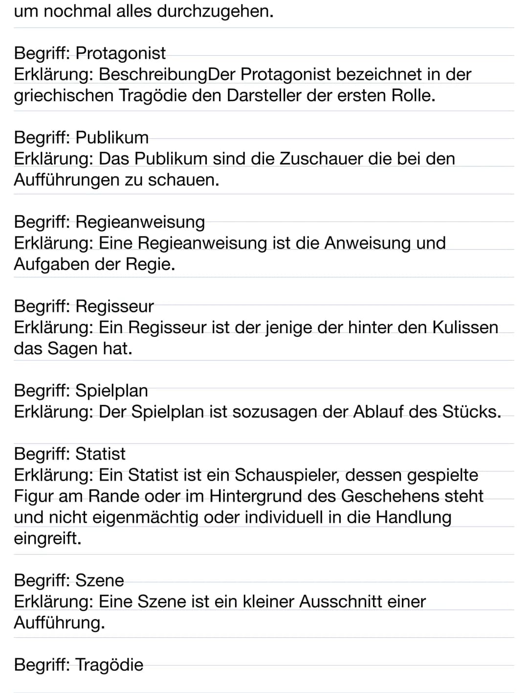 Glossar: Theaterbegriffe
Begriff: Abonnement
Erklärung: Ein Abonnement ist eine Dauer-Karte. Also das man
immer wieder ins Theater hinein ko