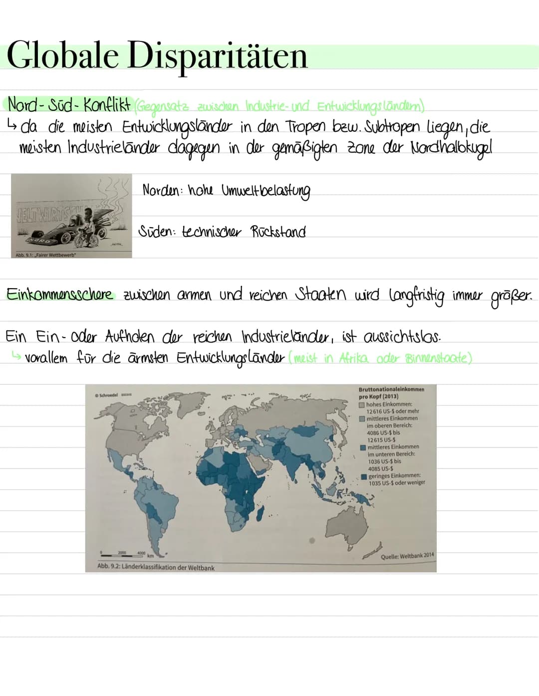 Entwicklungsländer Entwicklungsländer kurz erklärt
Es gibt keine einheitliche Definition!
aber gemeinsame Merkmale:
1 eine schlechte Versorg