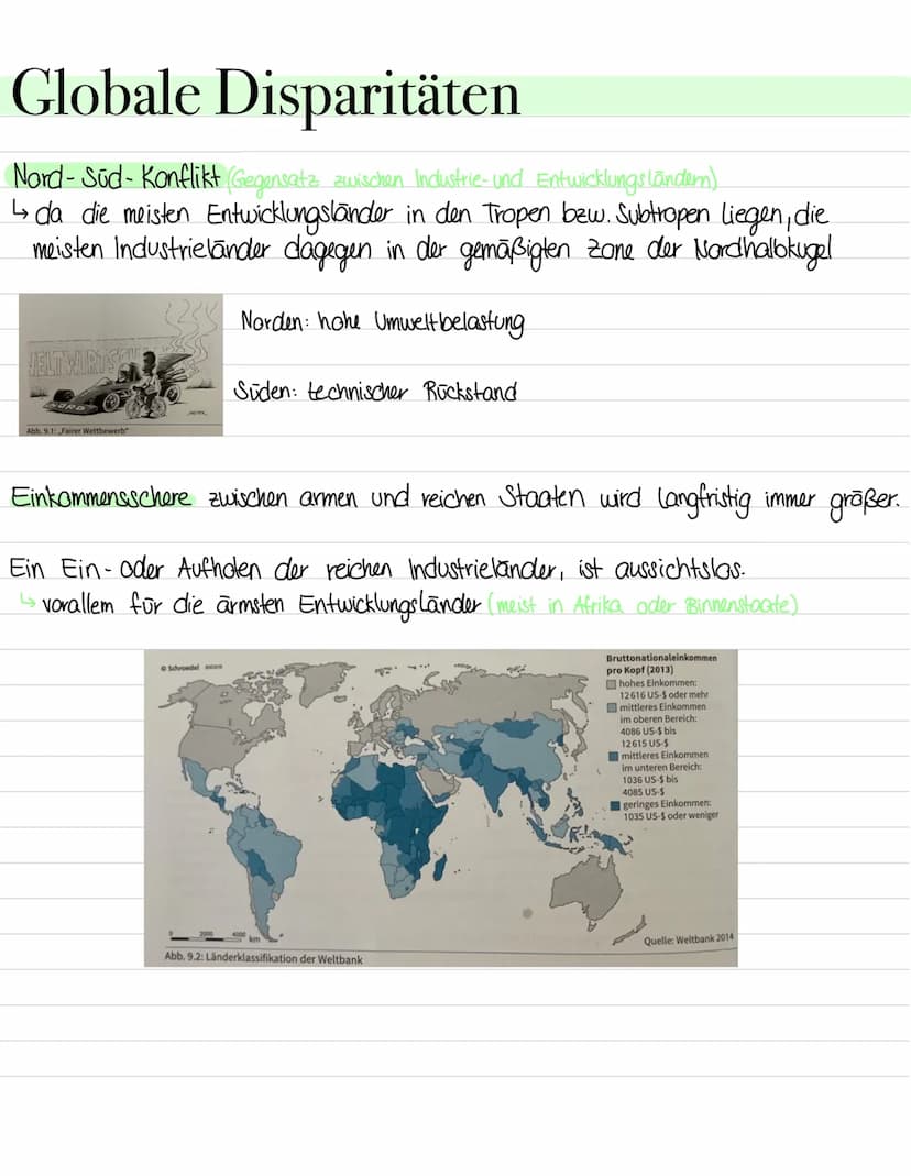 Entwicklungsländer Entwicklungsländer kurz erklärt
Es gibt keine einheitliche Definition!
aber gemeinsame Merkmale:
1 eine schlechte Versorg