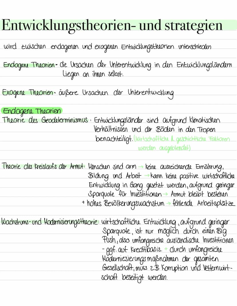 Entwicklungsländer Entwicklungsländer kurz erklärt
Es gibt keine einheitliche Definition!
aber gemeinsame Merkmale:
1 eine schlechte Versorg
