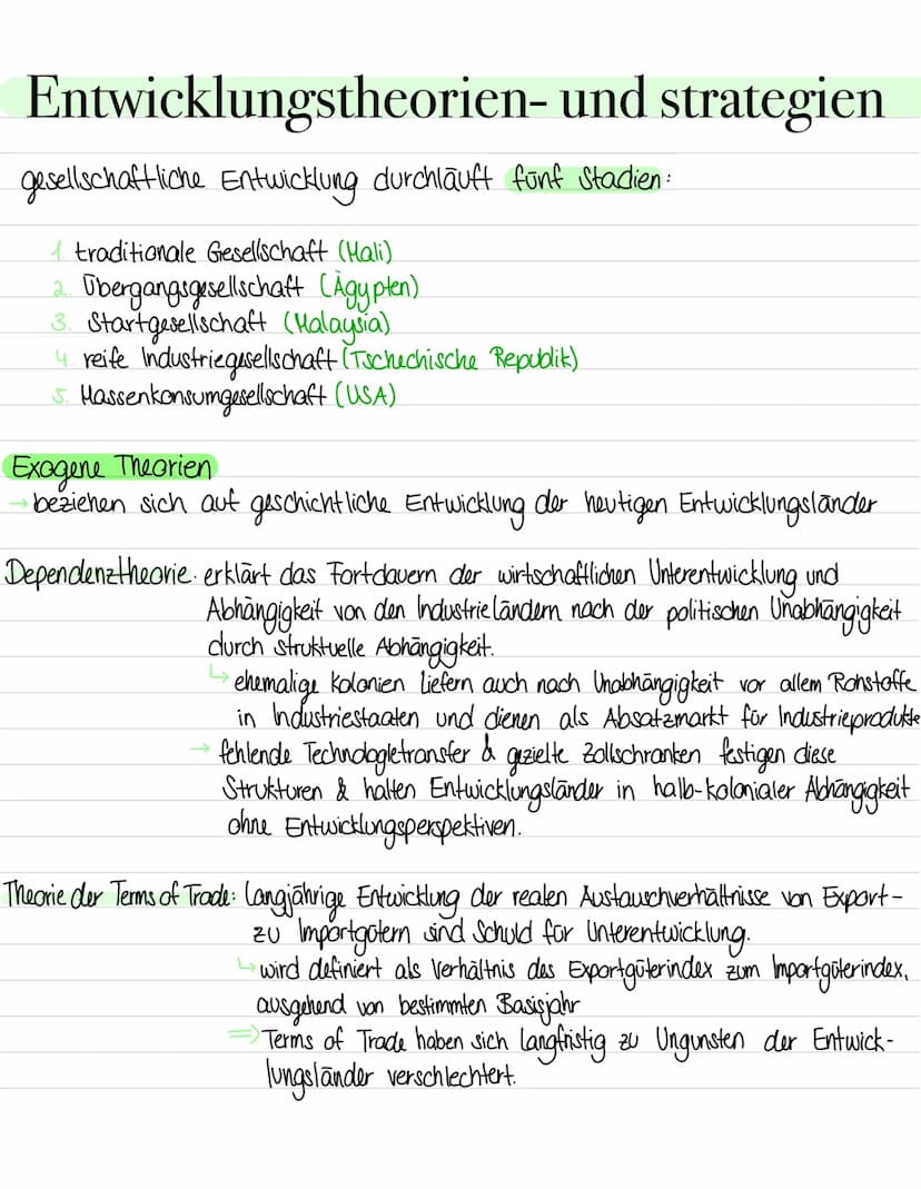 Entwicklungsländer Entwicklungsländer kurz erklärt
Es gibt keine einheitliche Definition!
aber gemeinsame Merkmale:
1 eine schlechte Versorg