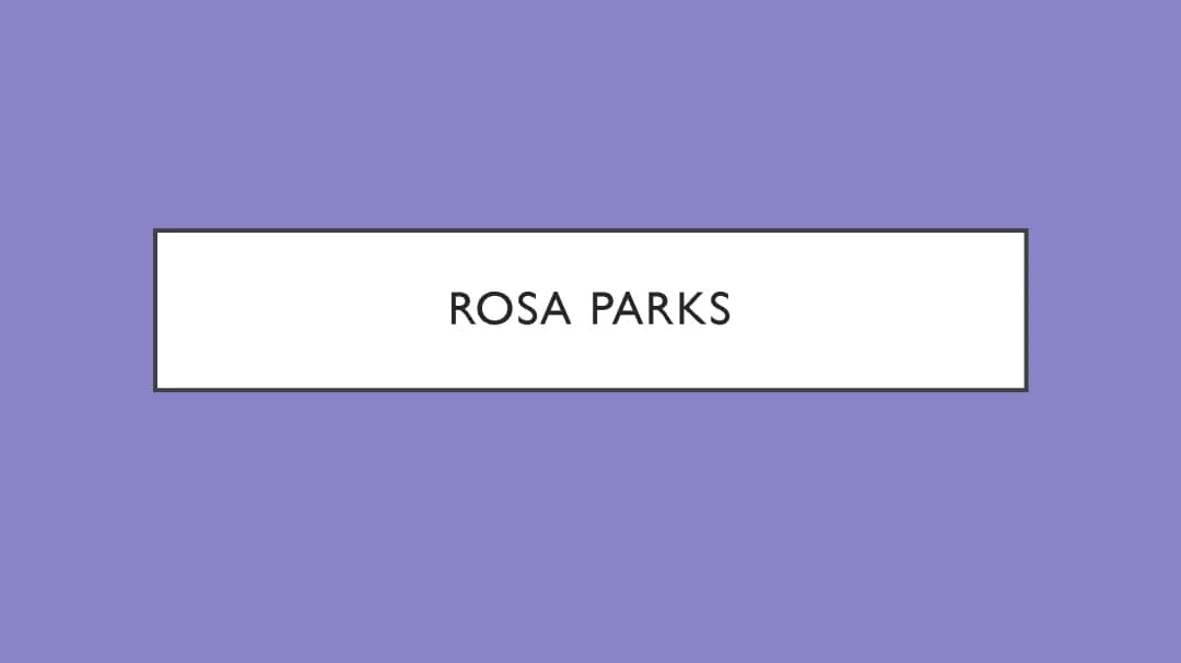 Rosa Parks: Ihre Geschichte und der Montgomery Bus Boykott