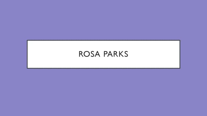 Know Rosa Parks thumbnail