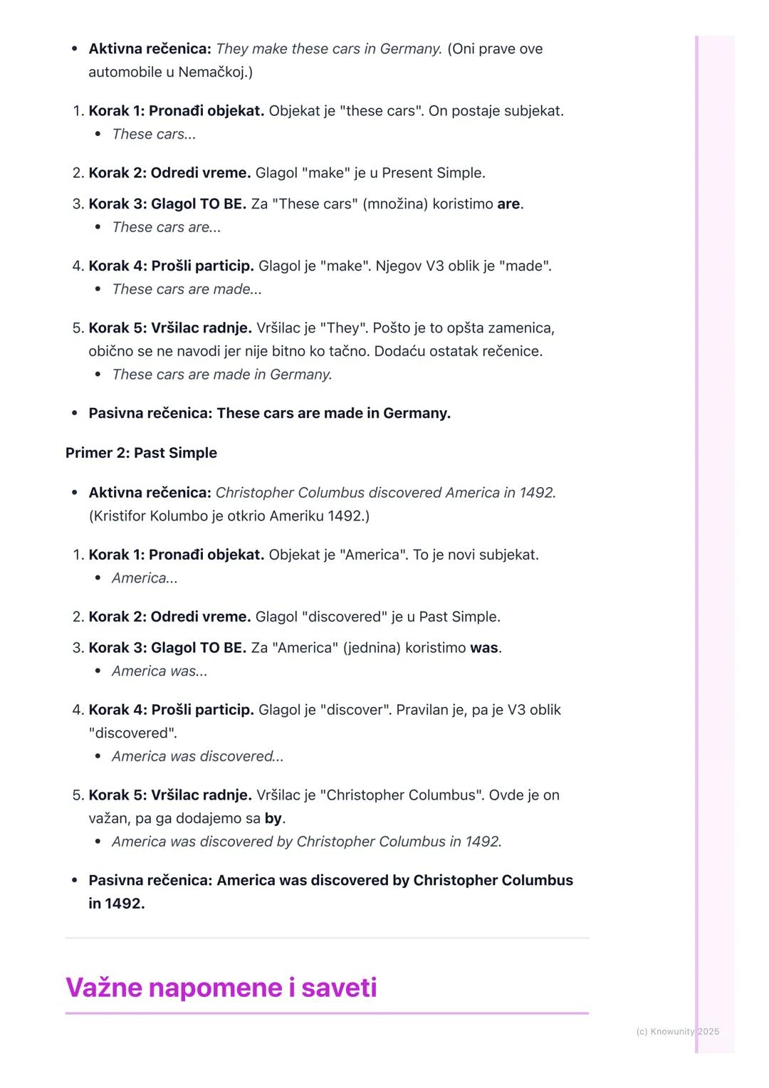 # Pasiv (Passive Voice)

Šta je pasiv (Passive Voice)?

Pasiv je glagolsko stanje koje koristimo kada želimo da naglasimo radnju, a ne
onoga