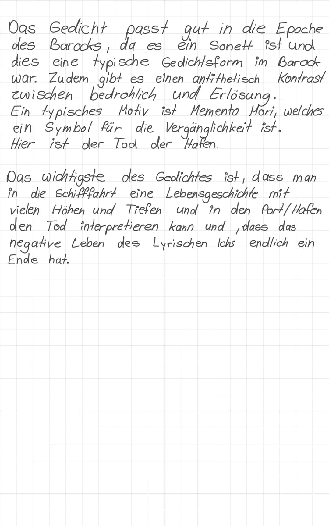 Gedichtsanalyse Gryphius
An die Welt
11
In dem Gedicht An die Welt",
welches von Andreas Gryphius
1650 veröffentlicht wurde, geht
es um eine