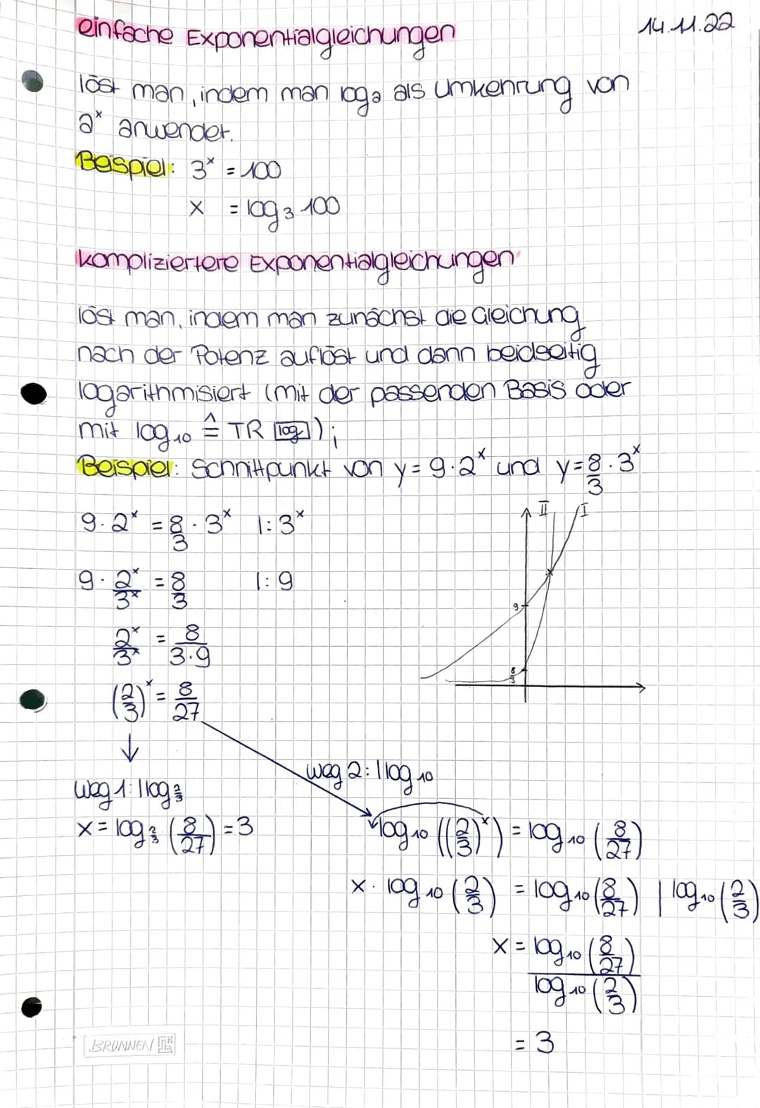 exponentielles Wachstum und 26
Logarithmus
1. Lineares und exponentielles Wachstum
Geld sparen: jeden Tag + 0.01 €
Inflation: jedes Jahr 4,8