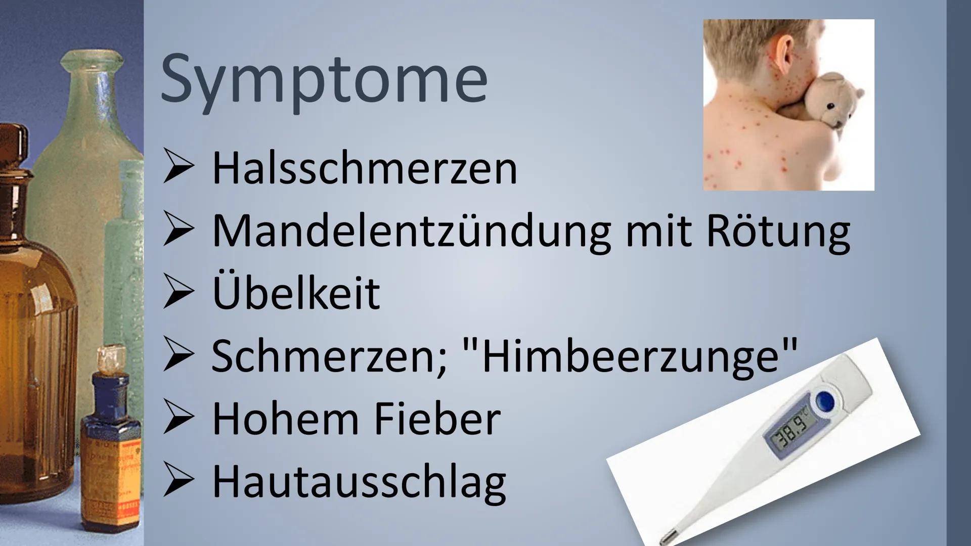 FASA
apher sou
HOSSES
SCHARLACH
Eine Bakterielle Infektionskrankheit FA33
ipher sou
Inhaltsverzeichnis
*Symptome
❖ Ansteckung
Untersuchungen