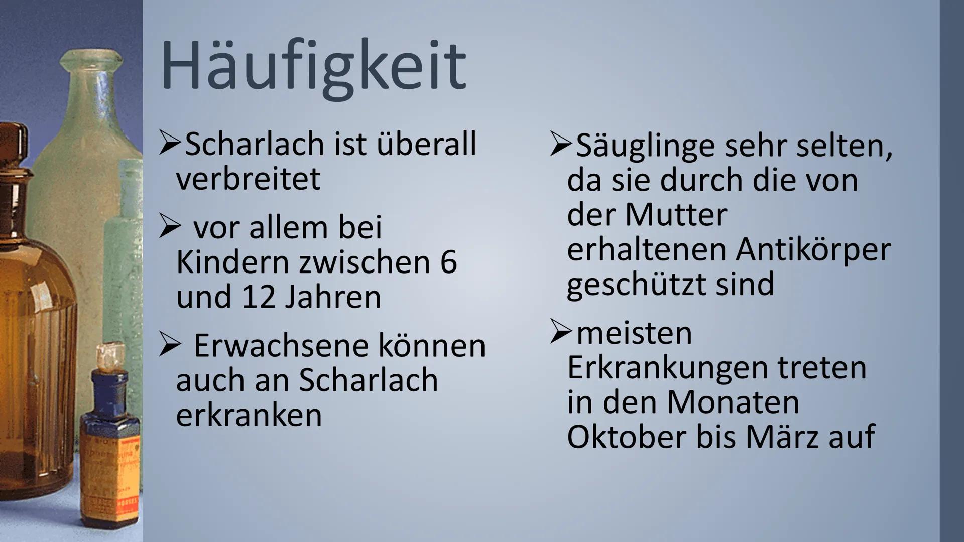 FASA
apher sou
HOSSES
SCHARLACH
Eine Bakterielle Infektionskrankheit FA33
ipher sou
Inhaltsverzeichnis
*Symptome
❖ Ansteckung
Untersuchungen