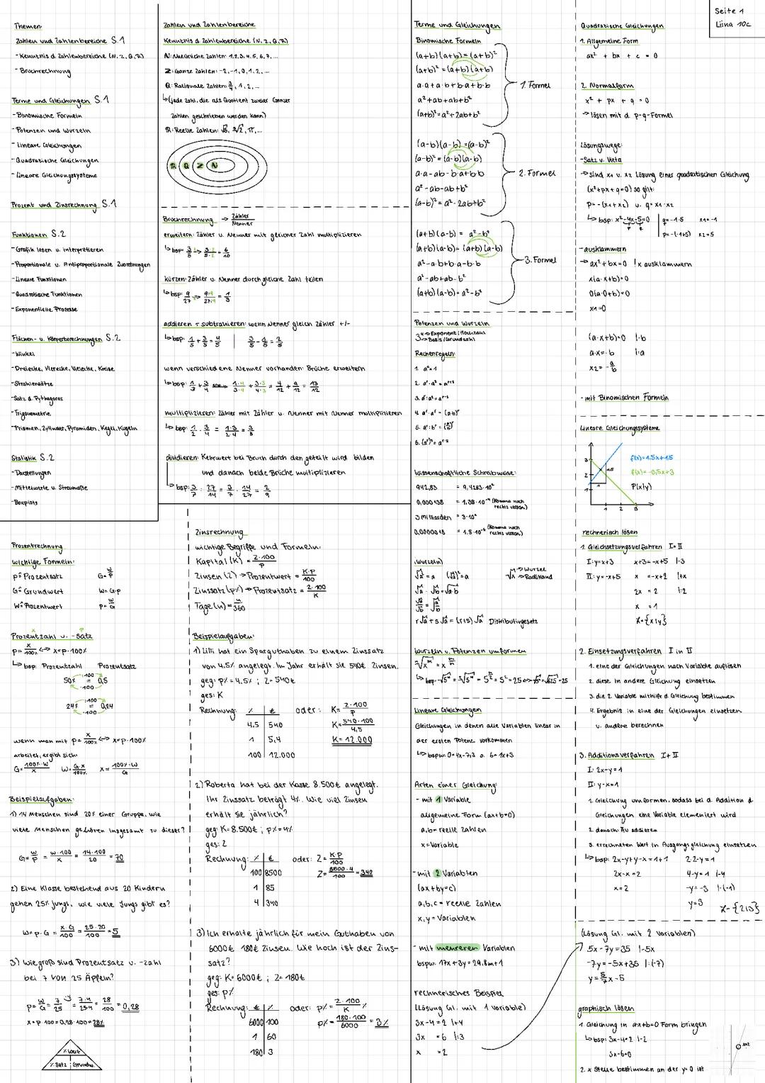 MSA Vorbereitung: Deutsch und Mathe Aufgaben, Lösungen und Themen