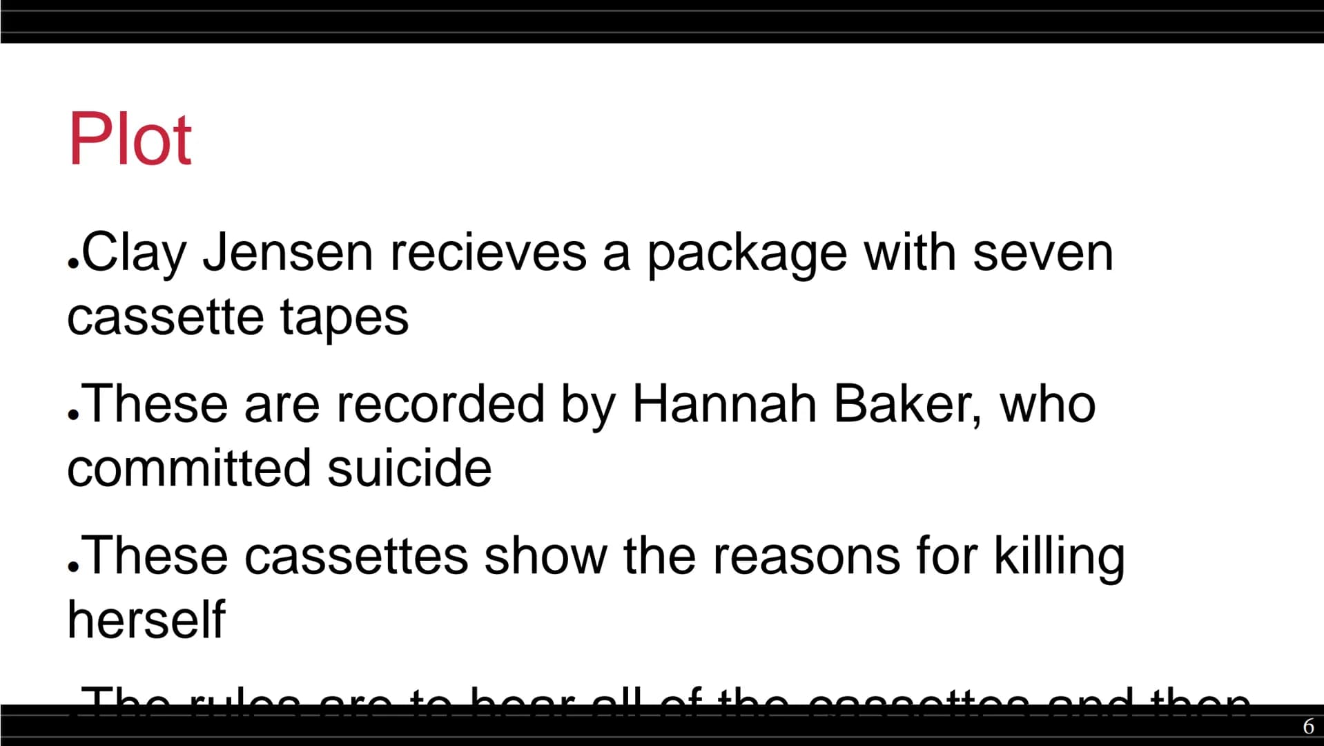 13 Reasons Why
Jay Asher Table of contents
.Jay Asher
.Main Characters
.Plot
.Read out a passage
.My Opinion
2 Jay Asher
.Born September 30,