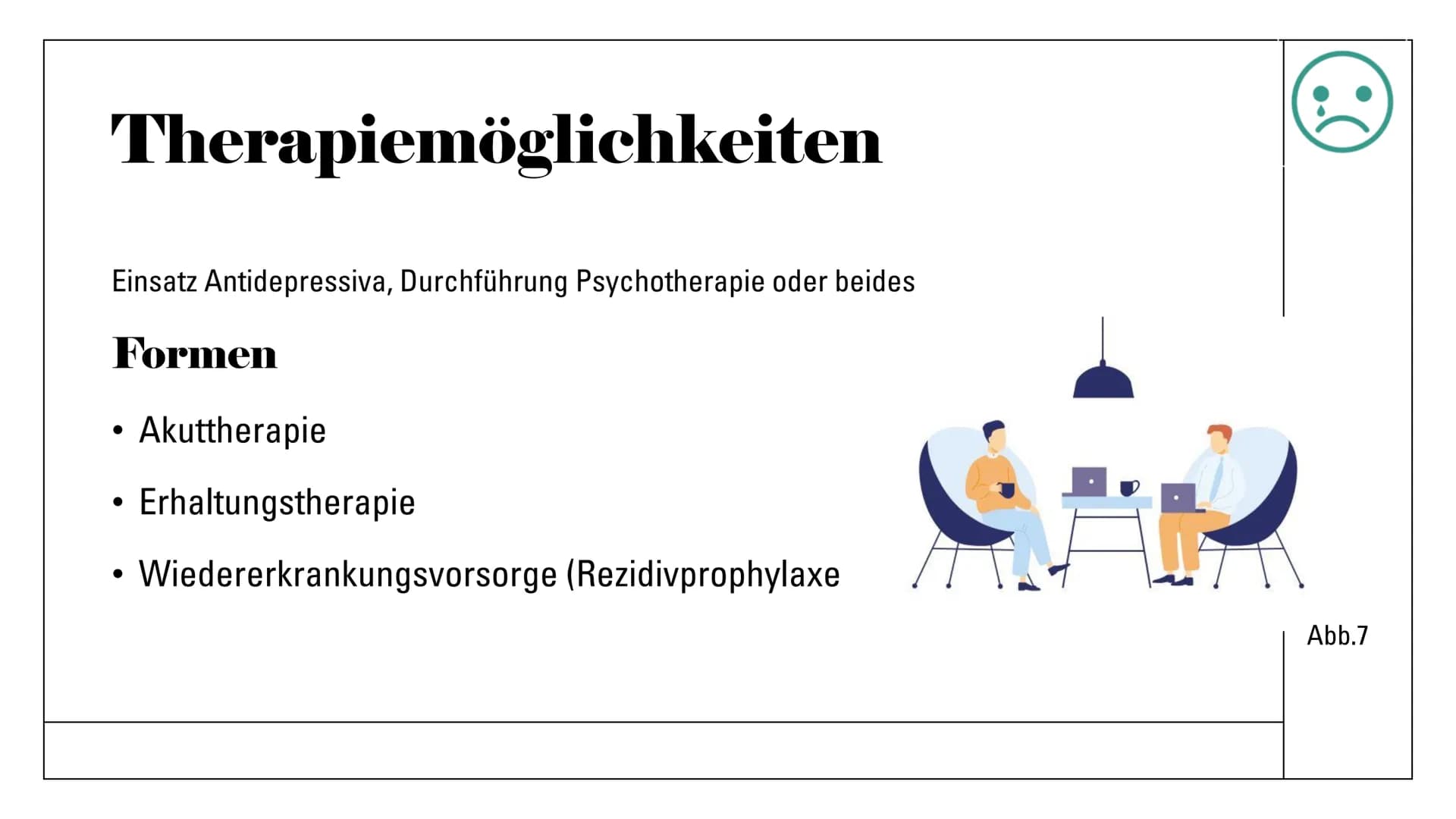 Eva Gedig, Sophia Pipew
05.05.2022
Depressionen und die
Wirkung von
Antidepressiva
Abb.1 Gliederung
1 Depressionen
Allgemeines
Ursachen
Symp