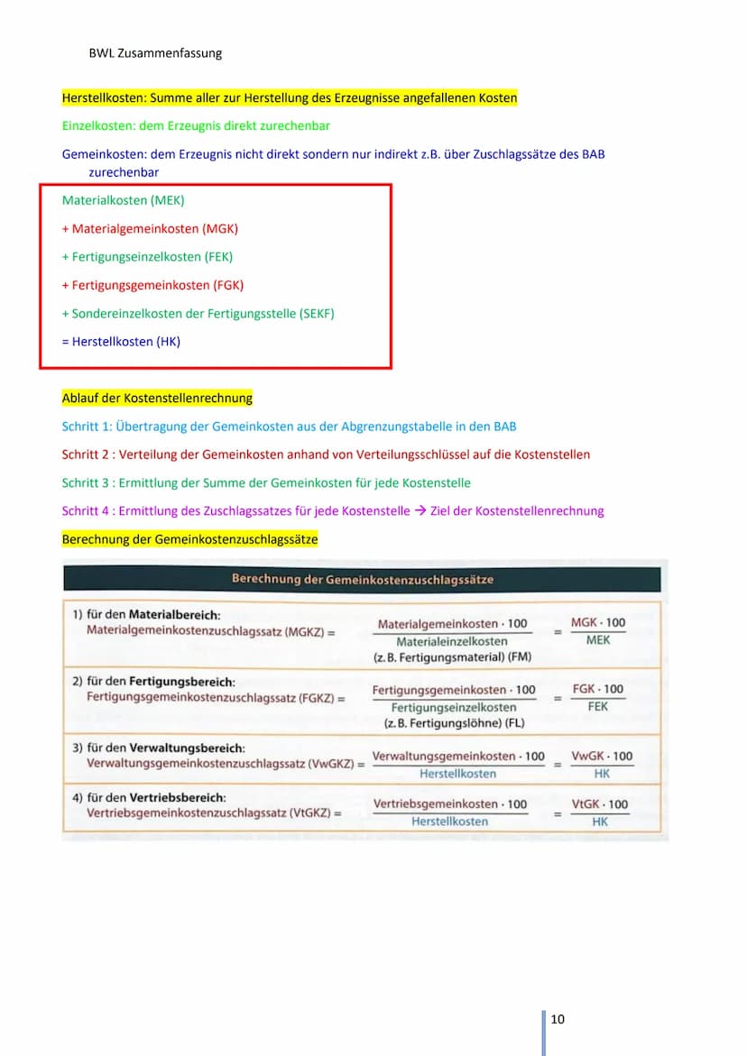 BWL Zusammenfassung
A Kosten und Leistungsrechnung
1 Aufgaben und Aufbau des betrieblichen Rechnungswesens
Bereiche des Rechnungswesens (Übe