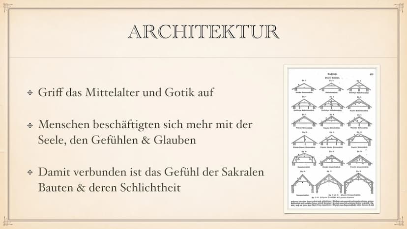 ROMANIK F
> Allgemeine Daten
◆ Dauer der Epoche
→ Stilphasen
Vorromanik
INHALTSVERZEICHNIS
• Merkmale der Epoche
Architektur
Pfeiler & Säule