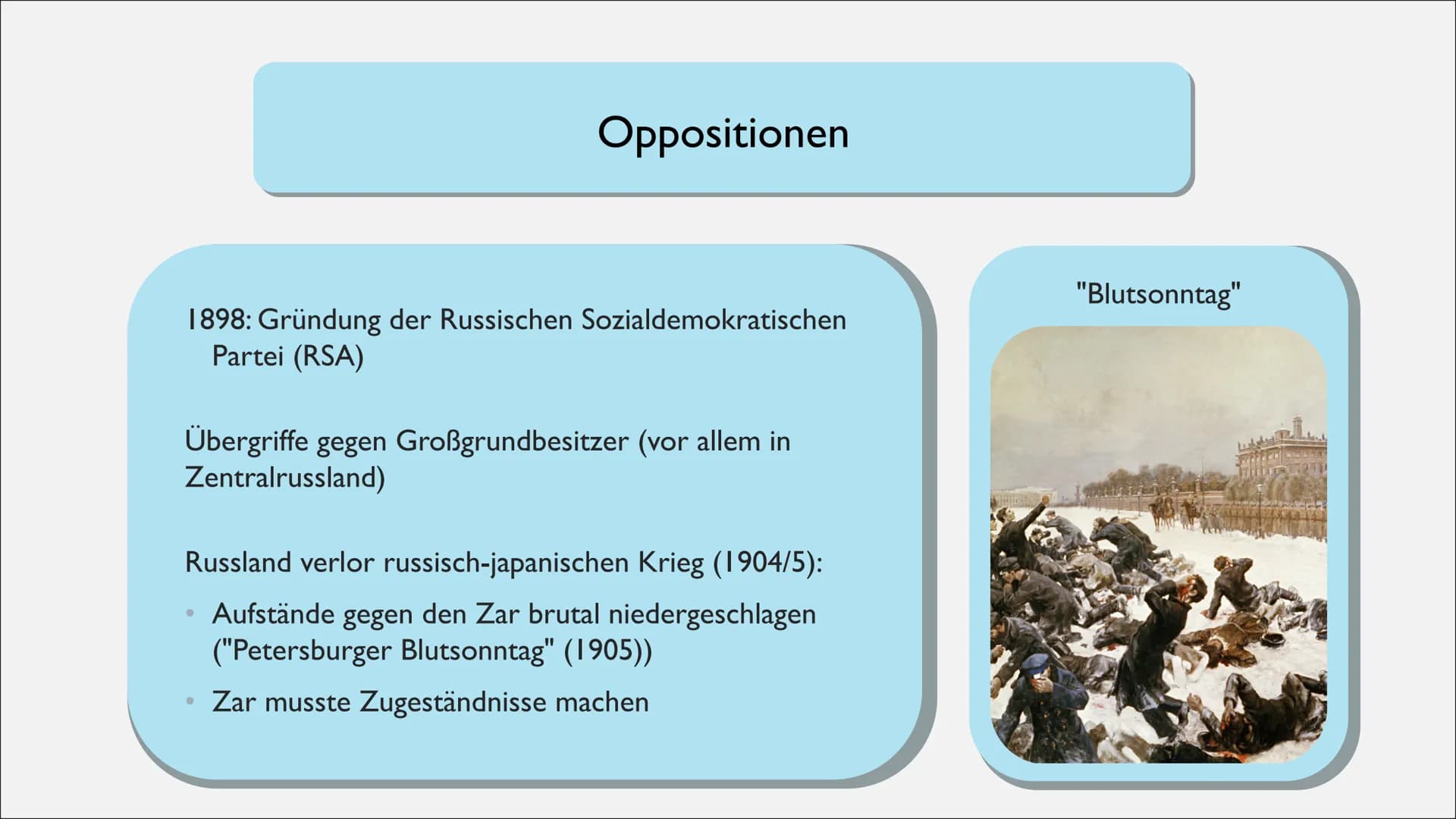 Дики
пать
ЗАЩИТНИКАМЪ СВОБОДЫ
и Народного міра,
RUSSISCHE REVOLUTION
Vom Zarenreich zur Sowjetunion
(1917-1923) ●
●
Russland vor 1917 (Ursac