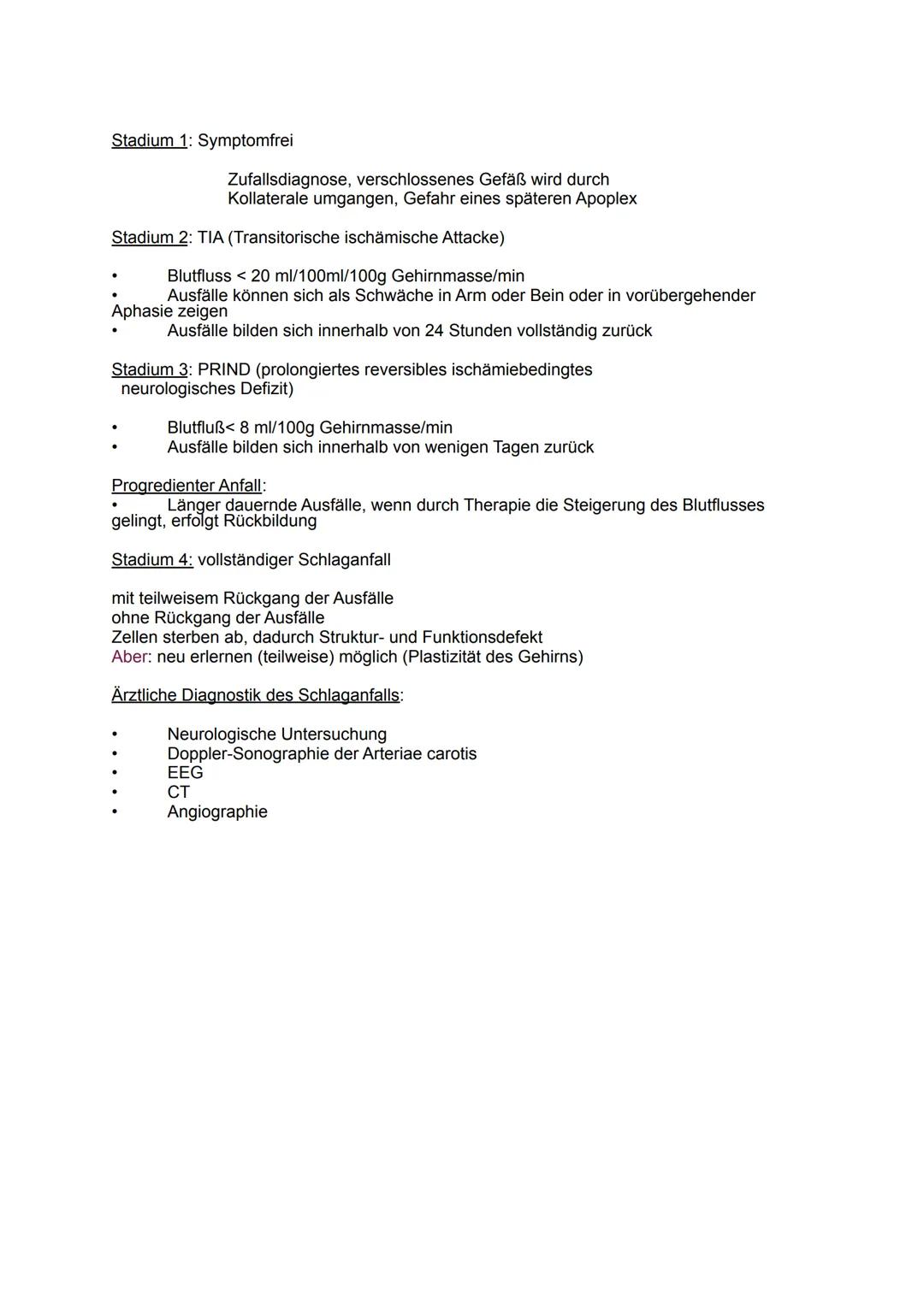 Apoplex Lernzettel
Aufbau des Gehirns:
Großhirn
Zwischenhirn
Thalamus
Hypothalamus
Hypophyse
Balken
Aktionspotenzial
Calcium-Ionenkanäle
prä