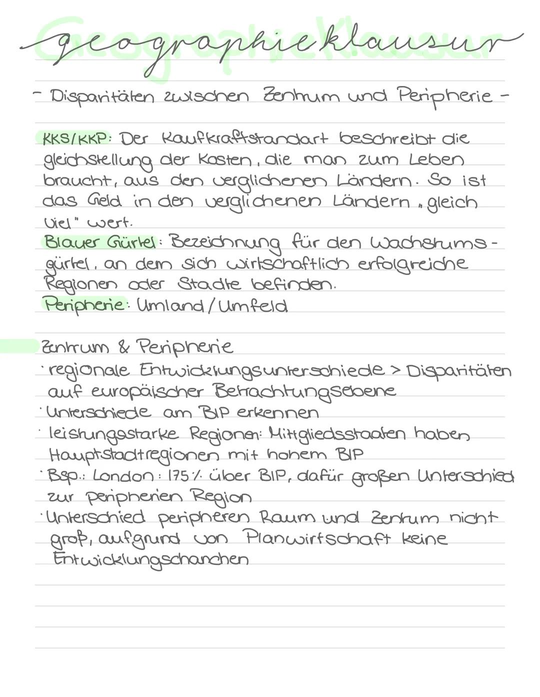 geographicklausur
Wirtschaft in Europa.
Indikatoren zur Identifizierung des Leistungs-
Standes von Ländern
1 BIP/E
9 Kinder sterblichkeit
2 