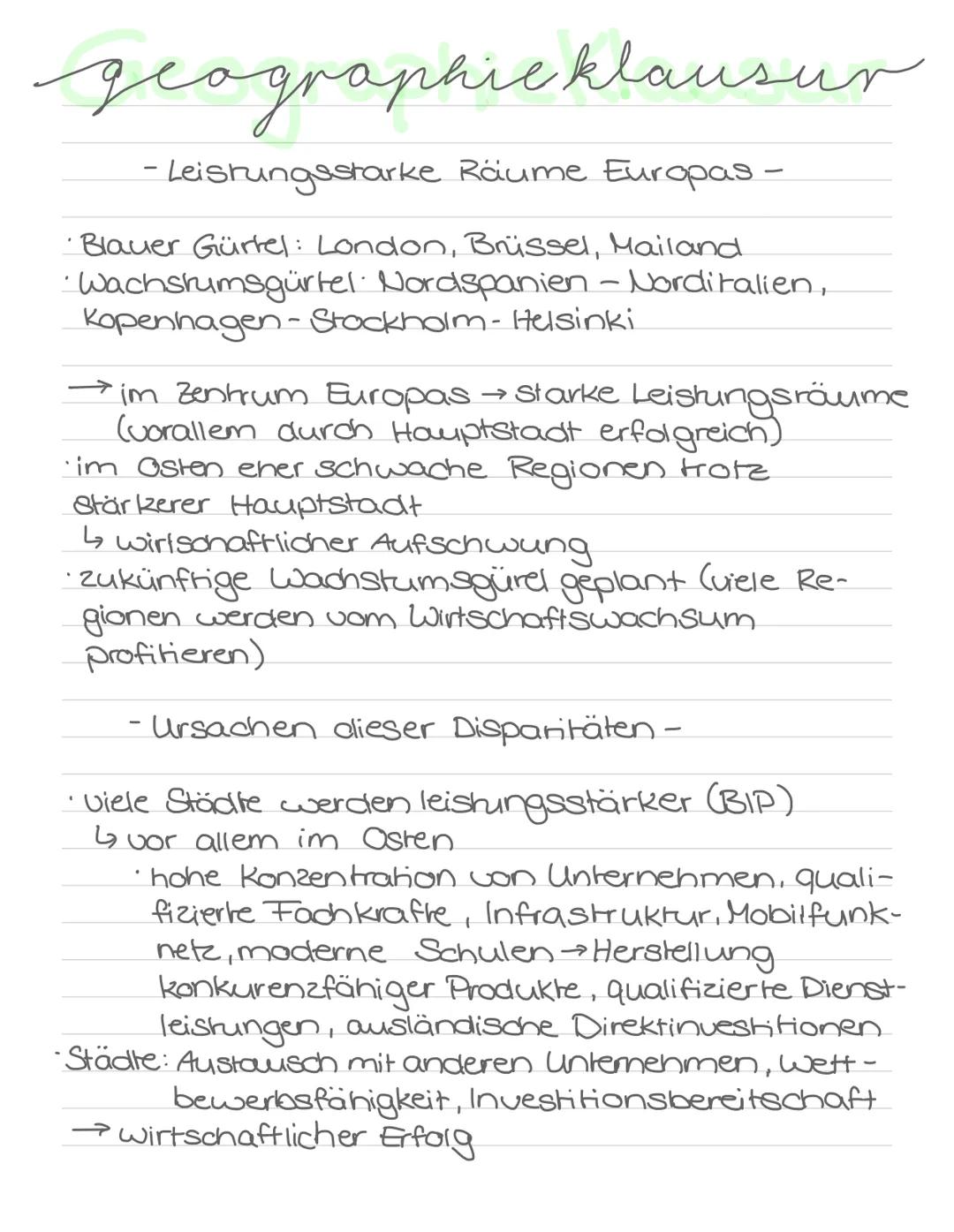 geographicklausur
Wirtschaft in Europa.
Indikatoren zur Identifizierung des Leistungs-
Standes von Ländern
1 BIP/E
9 Kinder sterblichkeit
2 