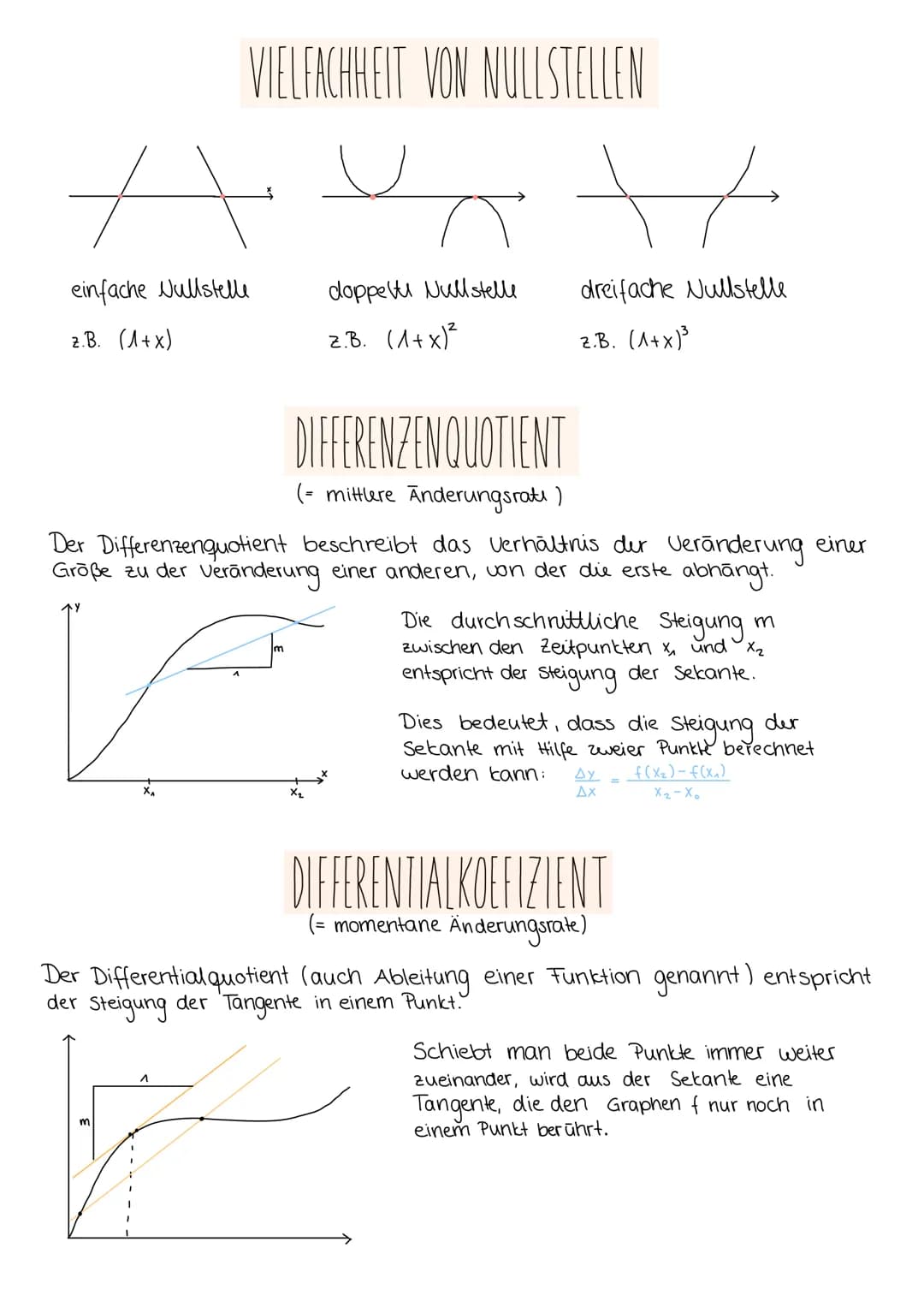 Konvergenzkriterium: lan-gleE
Grenzwertsatze: 1) lim (an+ bn) = lim (an) + lim (bn) = a+b
11-000
n-00
n8
Eigenschaft
der Nullstelle
Graph
GR