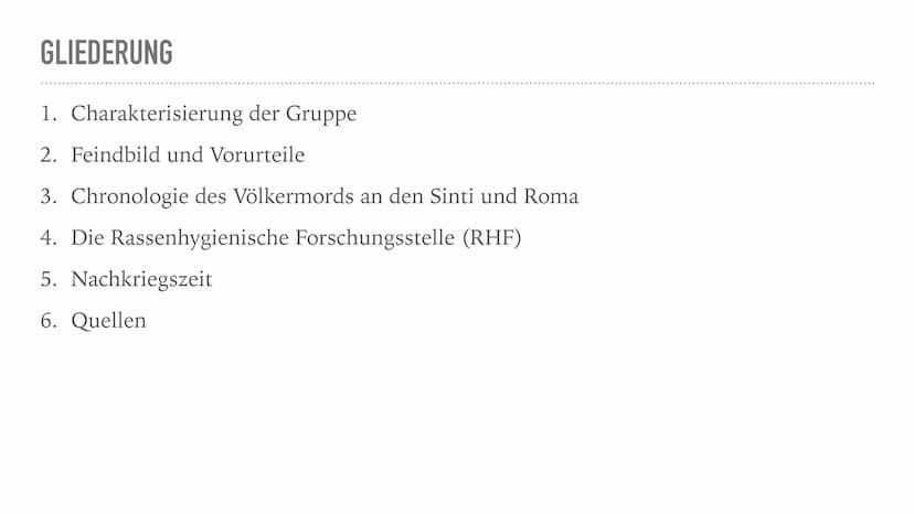 VERFOLGUNG VON SINTI UND ROMA
Kalea Czerny, 12.2, Geschichte Name: Kalea Czerny
Klasse: 12.2
Schule: Joliot-Curie-Gymnasium
Fach: Geschichte