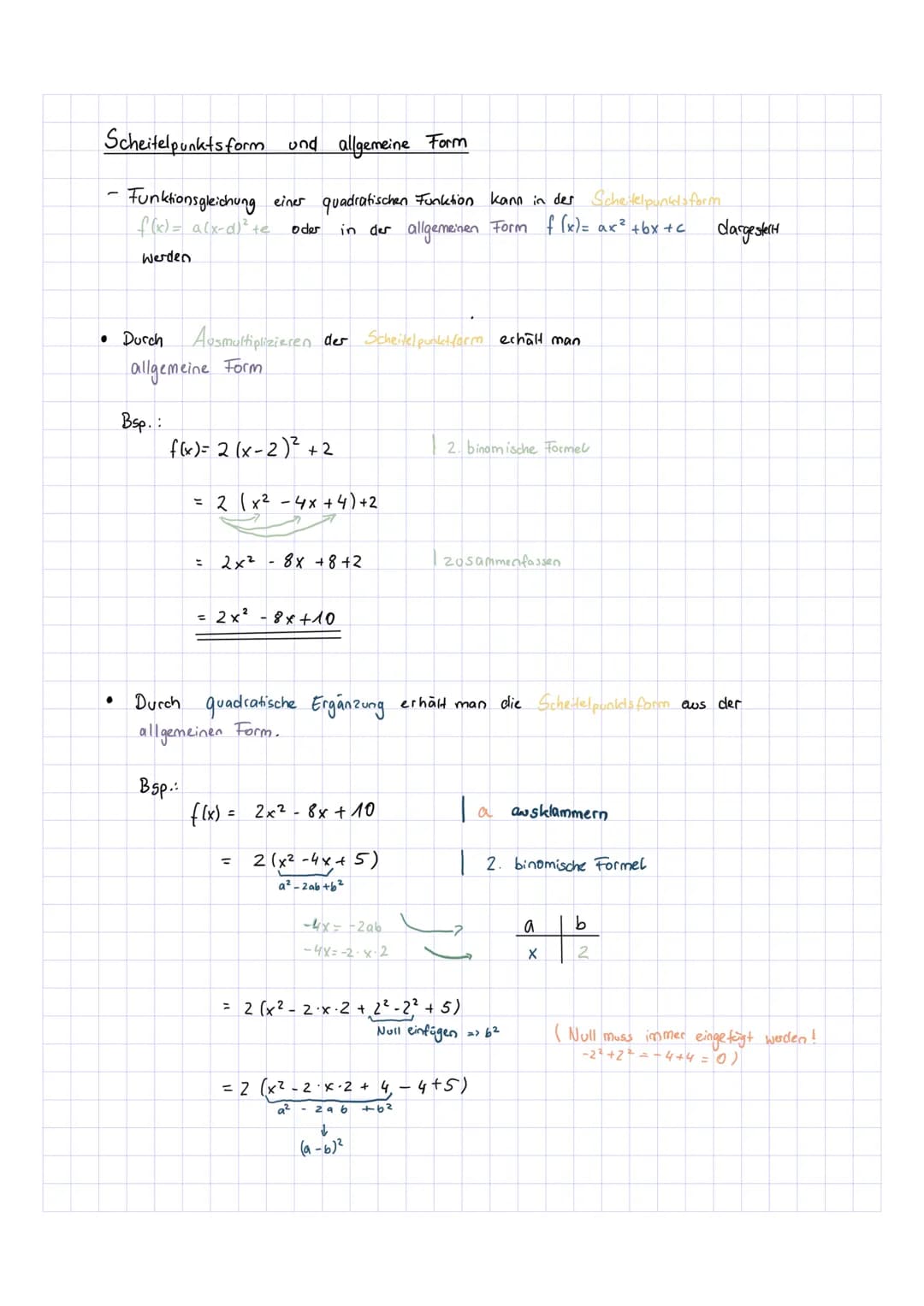 
<h2 id="quadratischegleichungen">Quadratische Gleichungen</h2>
<h3 id="quadratischefunktionenderformfxax">Quadratische Funktionen der Form 