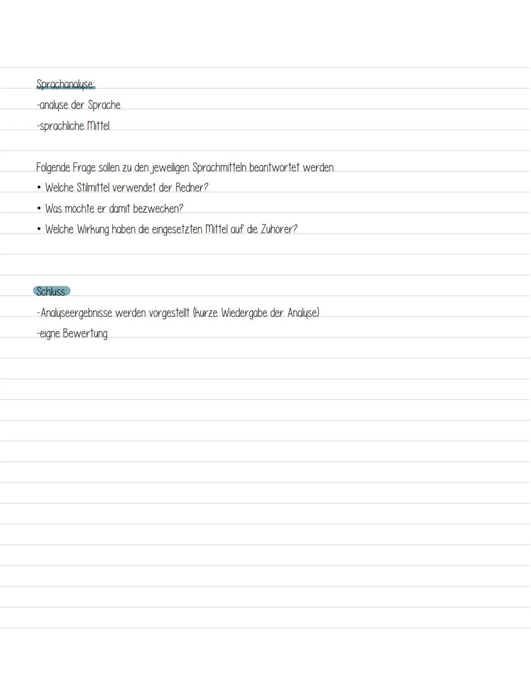Aufbau
• Einleitung (introduction)
Hauptteil (body)
Schluss (conclusion)
Erste Informationen
name des Redners (speaker)
• Zeitpunkt, Ort und