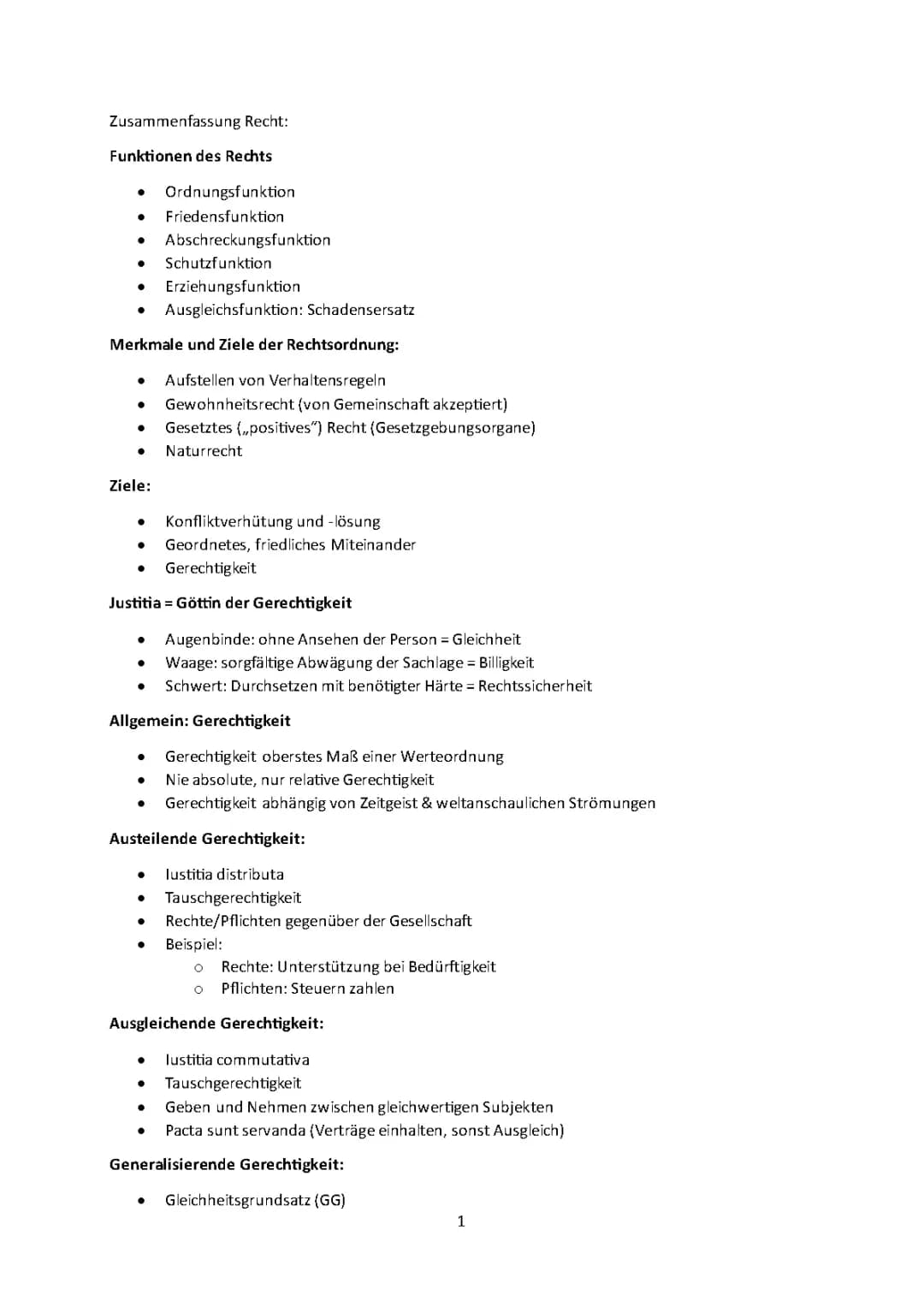 Wirtschaft & Recht Abitur Bayern: Recht