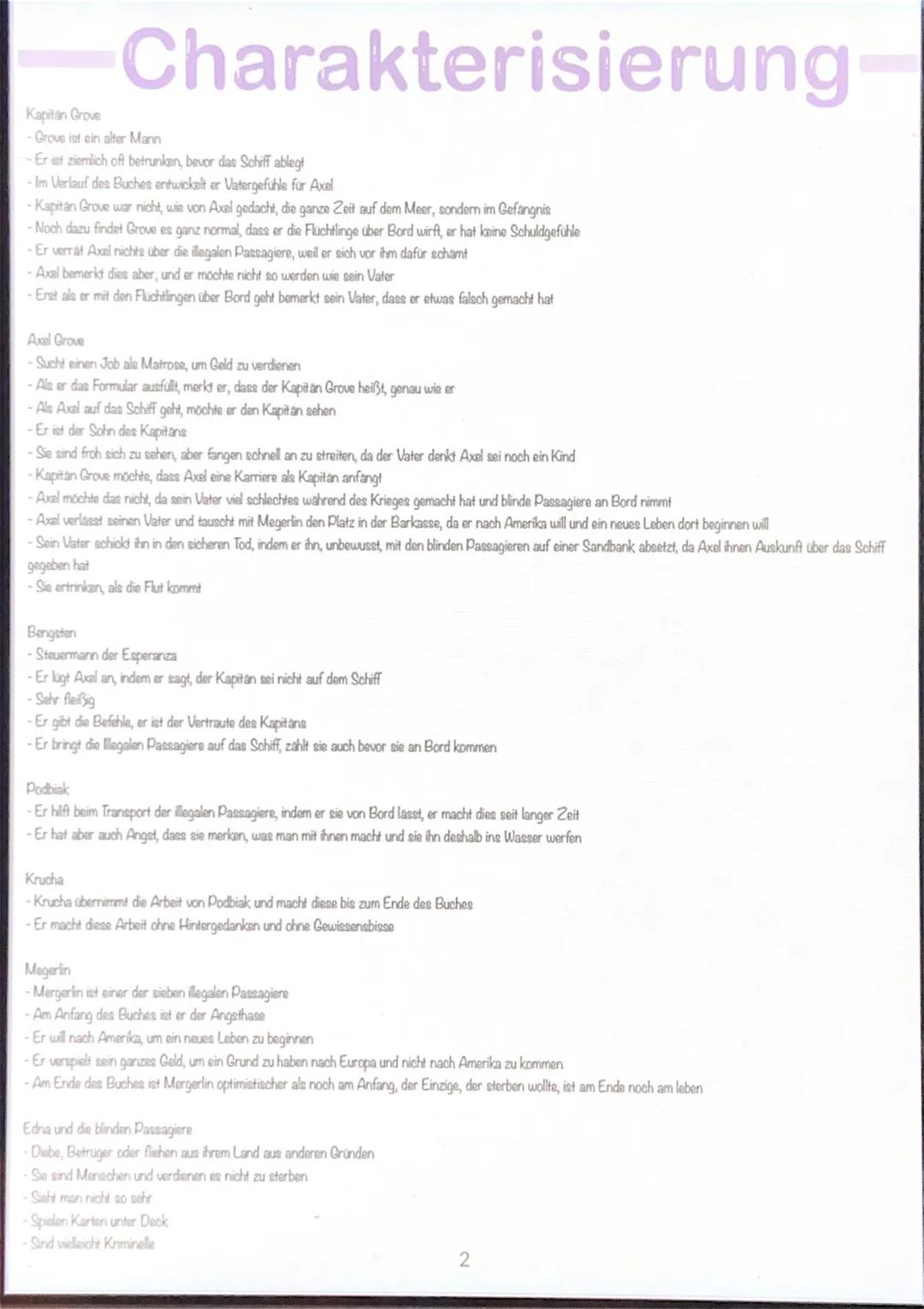 Zusammenfassung-
Der junge Matrose Axel Grove sucht eine neue Stelle auf einem Schiff und geht ins Heuerbüro. Der Mann im
Büro sagt dass das