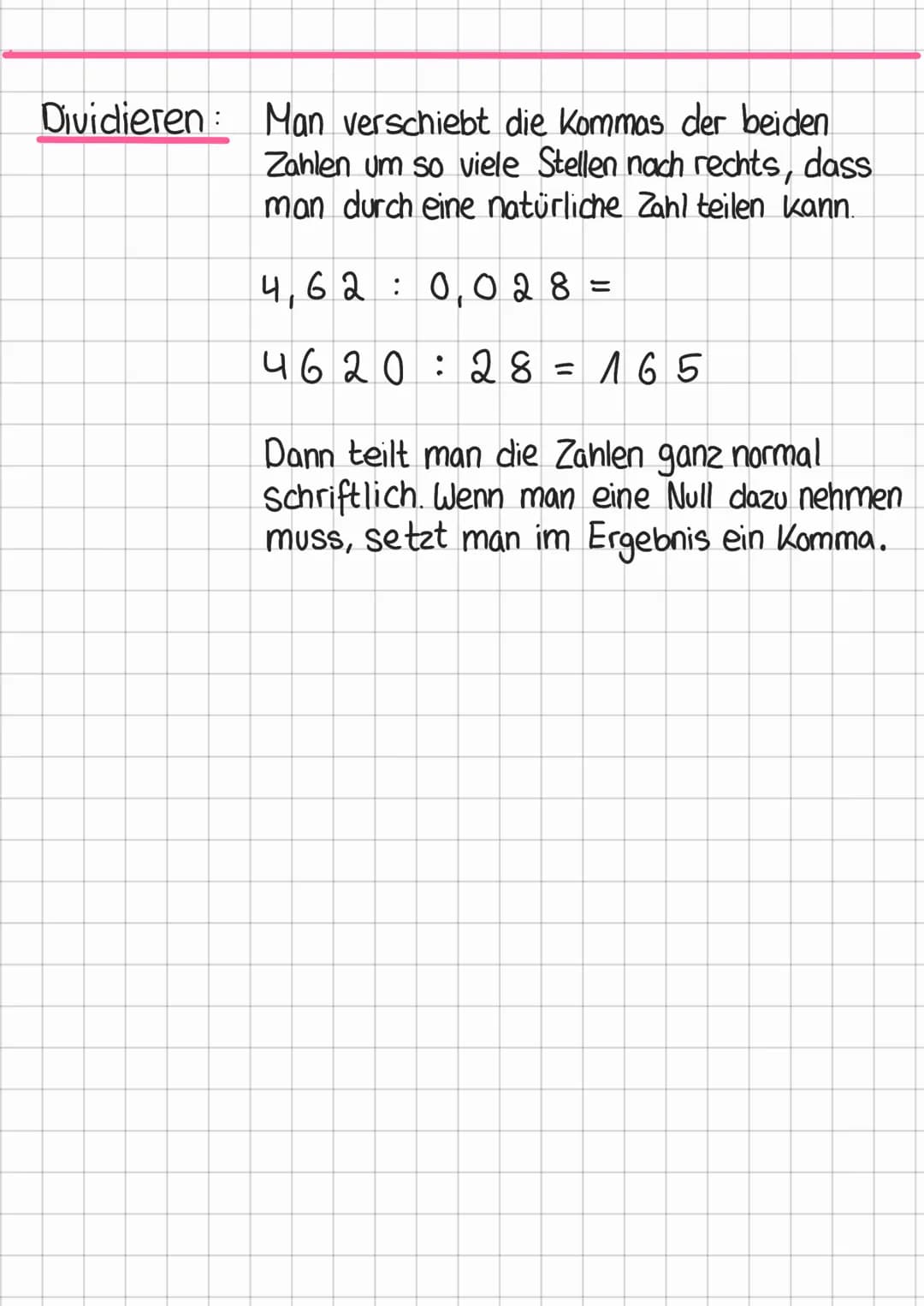 DE ZIMAL ZAHLEN
Addieren: Л2,5 34
8, 9 ЛО
Subtrahieren:
+
Multiplizieren:
^
2 14 4 4
L
12,534
8,910
3624
Man schreibt die Zahlen so
unterein