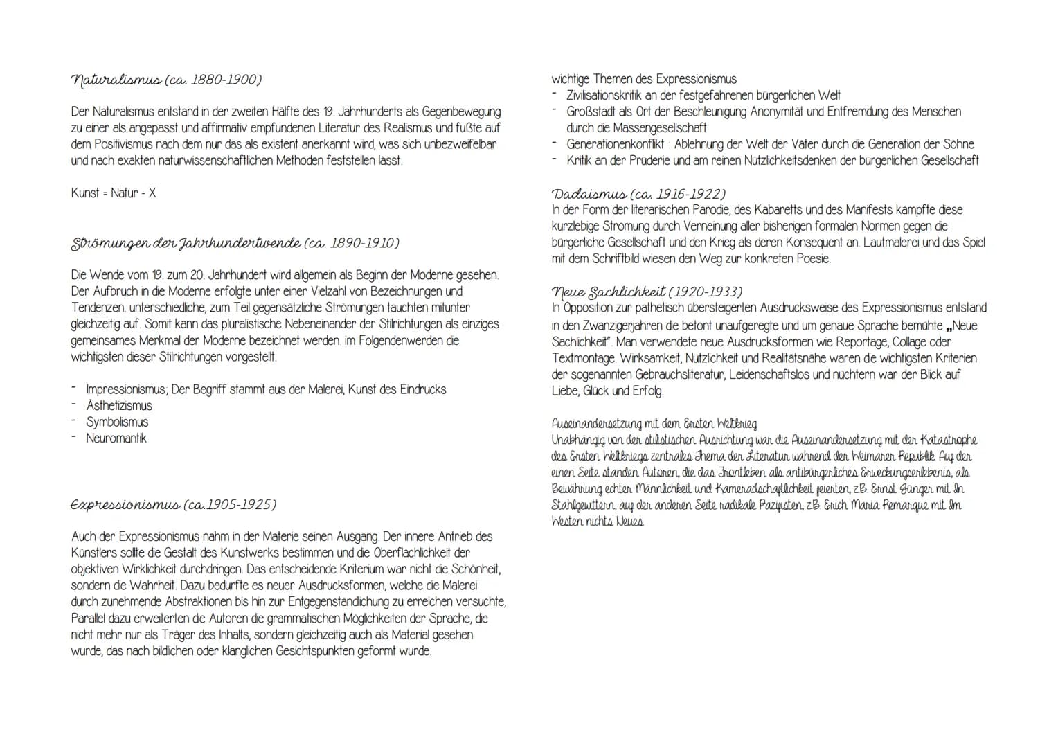 RICHTUNGEN DER LYRIK
Naturlyrik
Dabei handelt es sich um eine Sammelbezeichnung für alle Formen der Lyrik, deren
Zentralmotive Naturerschein