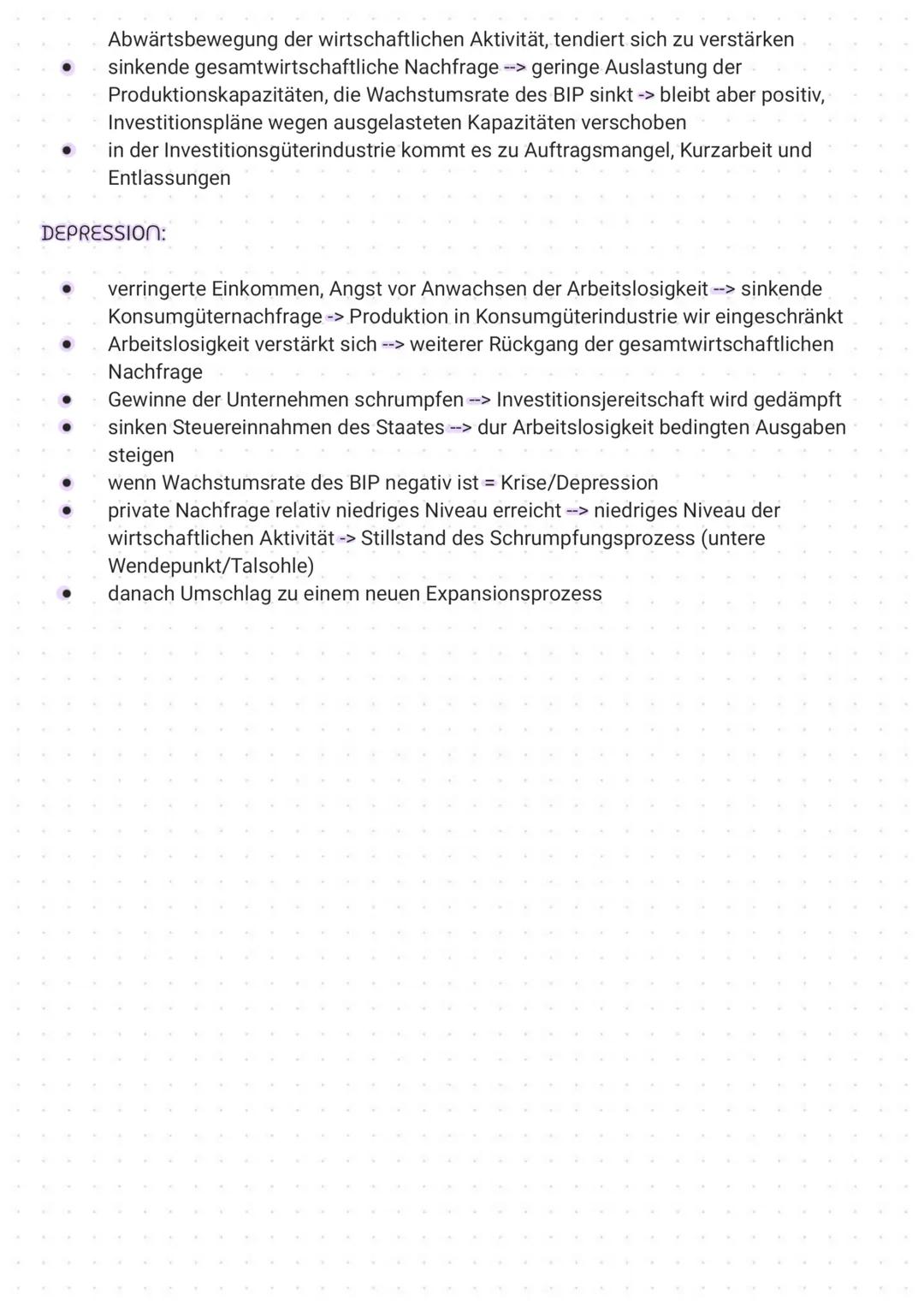 KONJUNKTUR:
Die Konjunktur beschreibt die aktuelle Gesamtlage zu einem bestimmten Zeitpunkt. Die
Lage und die Schwankungen werden von Indikt