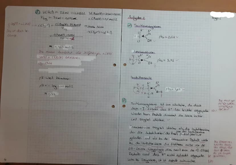 12
10-
8-
6-
4.
2-
0-
0
Aufgaben 1:
a. Erläutern Sie den Unterschied zwischen einer starken und einer schwachen Säure,
b. Interpretieren Sie