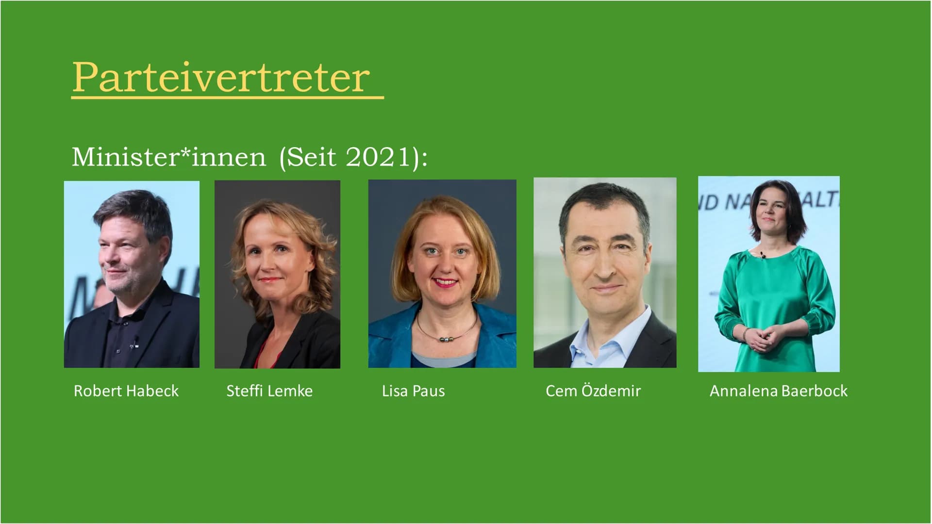 BÜNDNIS 90
DIE GRÜNEN Inhaltsverzeichnis
●
●
●
●
●
●
Steckbrief der Partei
Gründung
Grundwerte
Mitglieder
●
Parteivertreter
Wahlergebnisse
W