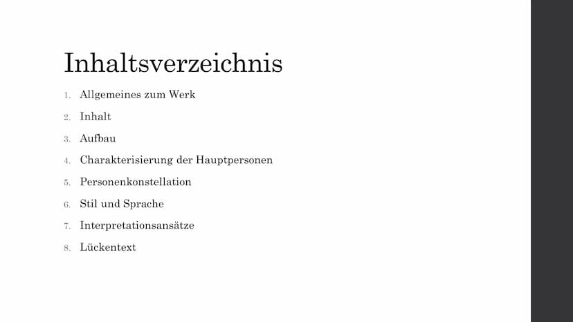 Deutsch
Anthea Wendt
BG13 Ges1
Aufbau:
in drei Teile aufgeteilt - besonderer Lebensabschnitt von Michael
nach Chronologie der Ereignisse
im 