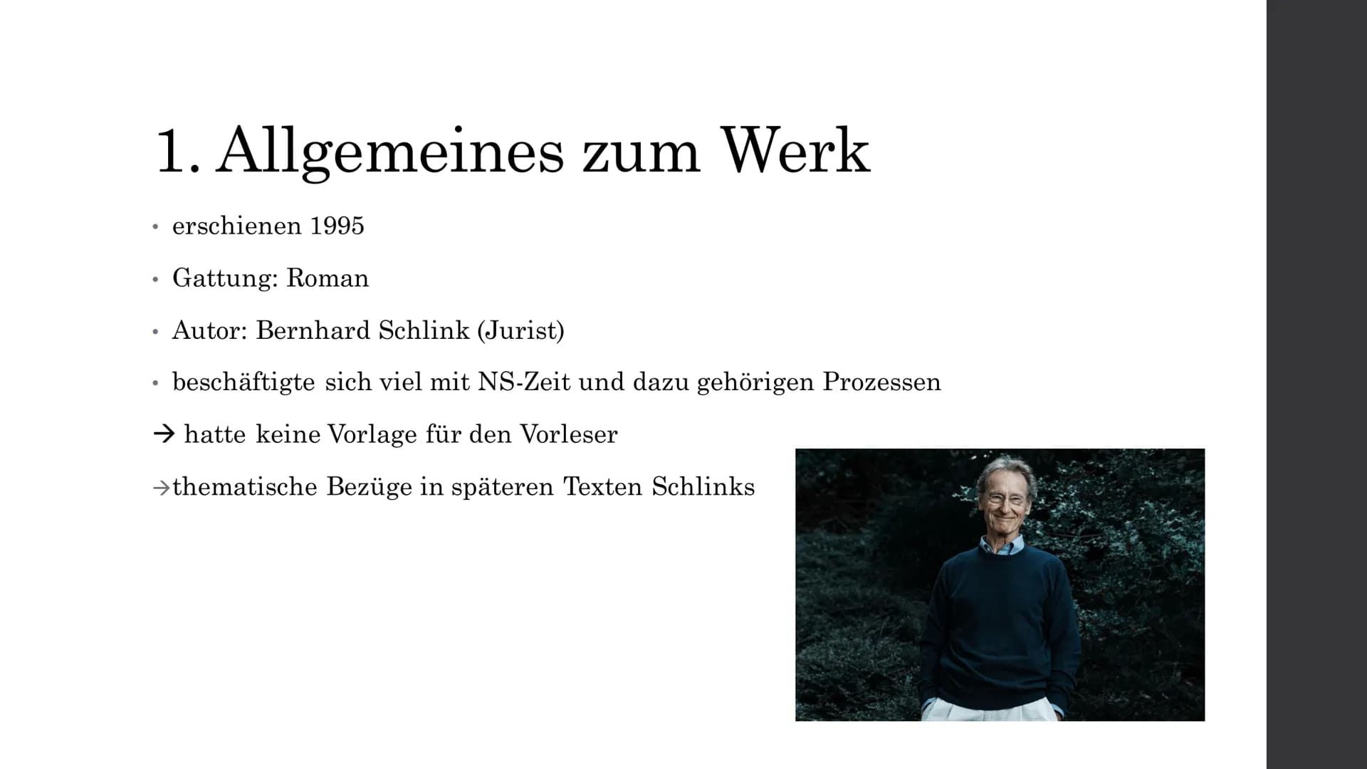 Deutsch
Anthea Wendt
BG13 Ges1
Aufbau:
in drei Teile aufgeteilt - besonderer Lebensabschnitt von Michael
nach Chronologie der Ereignisse
im 