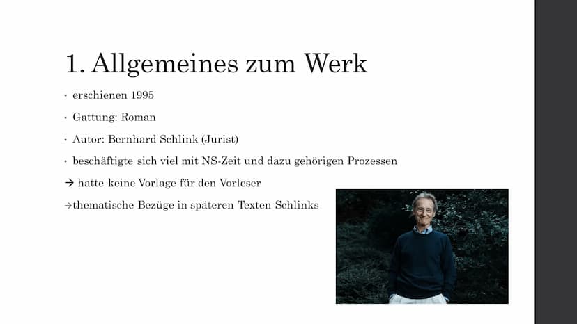 Deutsch
Anthea Wendt
BG13 Ges1
Aufbau:
in drei Teile aufgeteilt - besonderer Lebensabschnitt von Michael
nach Chronologie der Ereignisse
im 