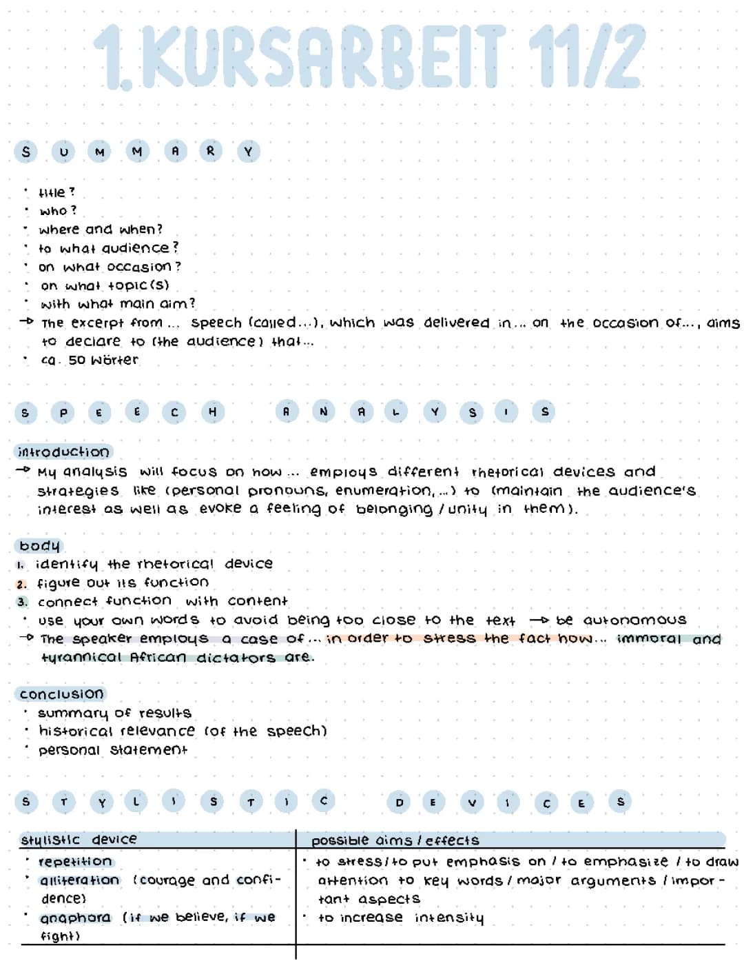 Political Speech Analysis Examples & Rhetorical Devices