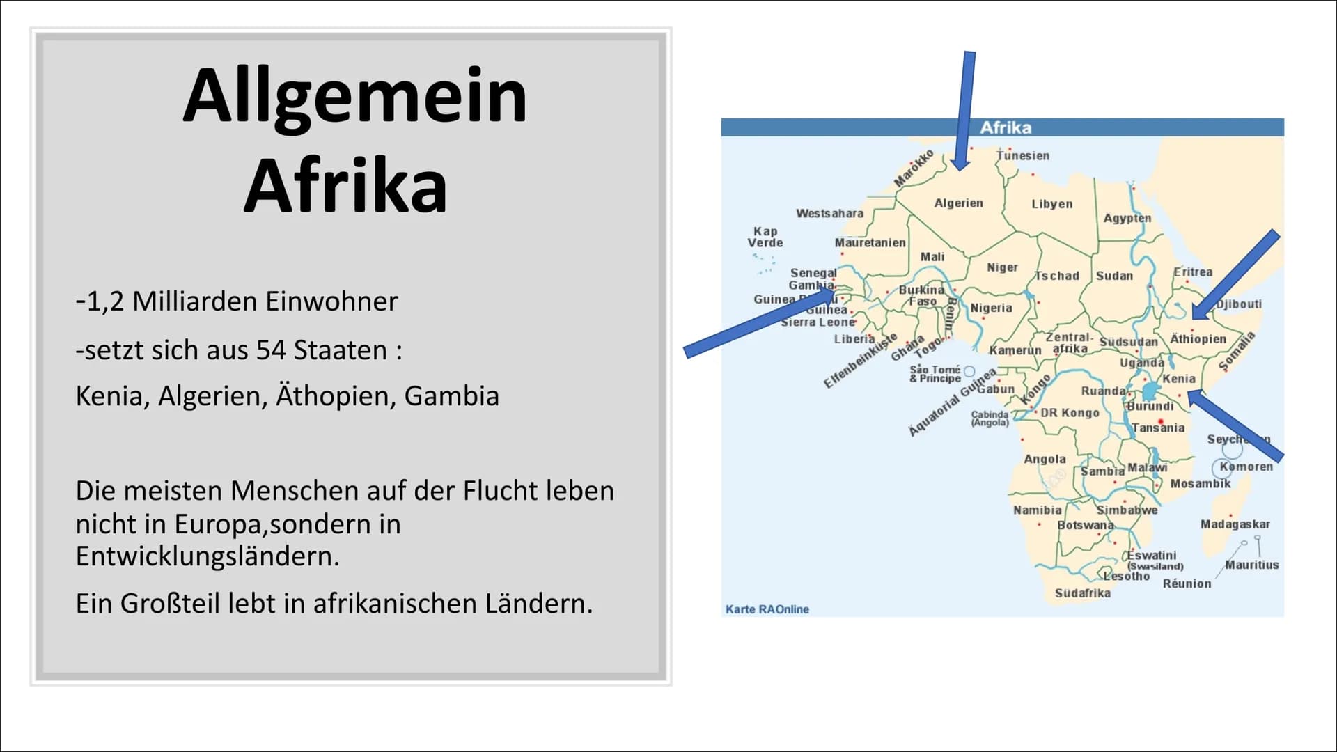 Afrika Migration Gliederung
1. Allgemein Migration
2. Allgemeine Ursachen
3. Afrika
4. Die Gründe von Afrika
5. Die Zielländer
6. Gambia
7. 