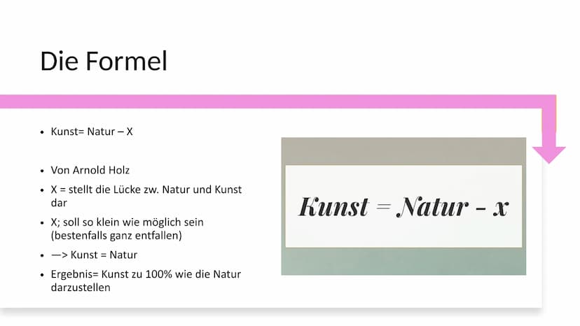 Naturalismus
Der Naturalismus befasst sich in Literatur und
Theater mit Gesellschafts- und Naturbeobachtung
und Darstellung aktueller Zeitpr