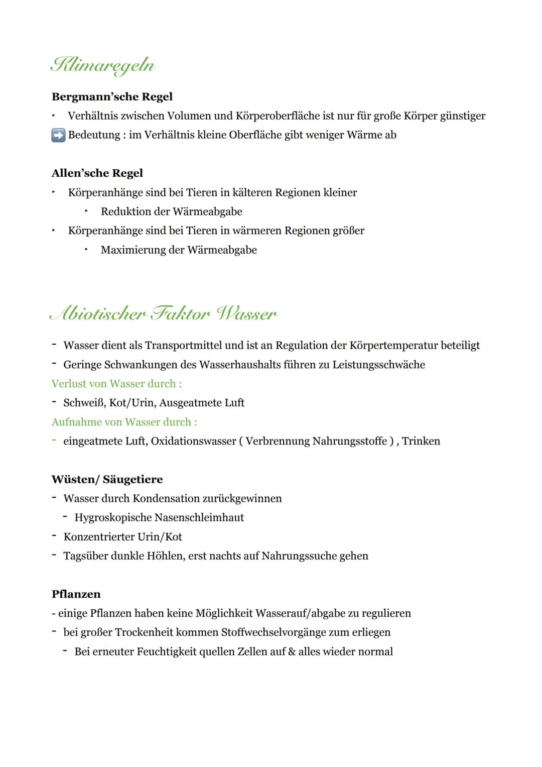 Abiotische & Biotische Umweltfaktoren
Bodenorganismen
Wind
Mensch
pH-Wert
Luftfeuchtigkeit
Biotische Umweltfaktoren
Fressfeinde
Temperatur
A