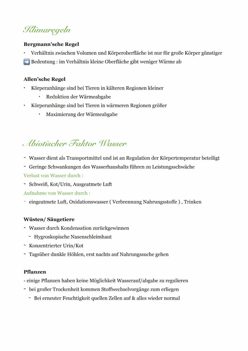 Abiotische & Biotische Umweltfaktoren
Bodenorganismen
Wind
Mensch
pH-Wert
Luftfeuchtigkeit
Biotische Umweltfaktoren
Fressfeinde
Temperatur
A